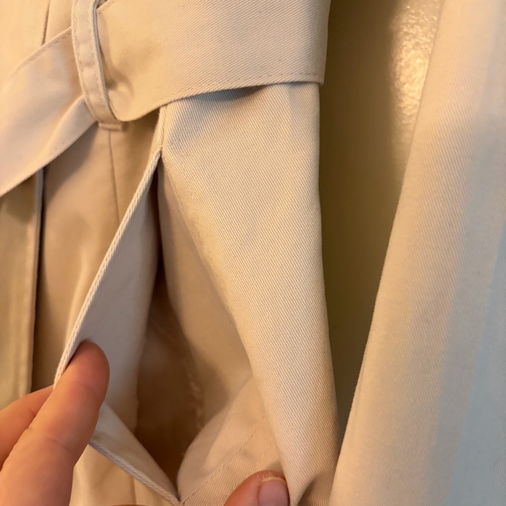 3 for $25! Terranova Women's Beige Trench Coat, size Medium - Picture 4 of 9